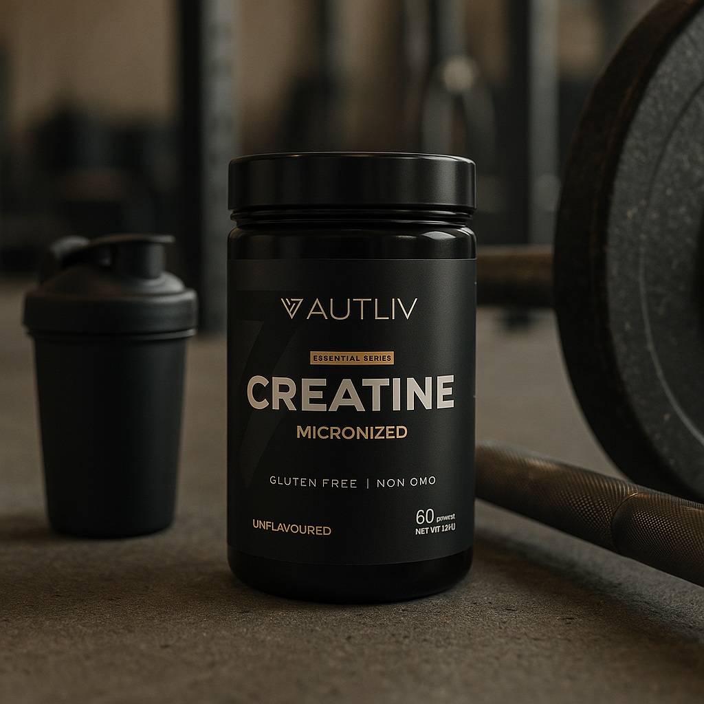 AUTLIV Creatine Monohydrate — Pure Micronized Creatine Powder for Strength, Energy & Muscle Performance | Clean Power for Body & Mind