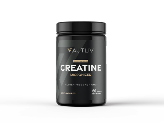 AUTLIV Creatine Monohydrate — Pure Micronized Creatine Powder for Strength & Muscle Performance | Clean Power for Body & Mind